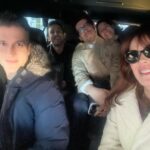 Molly Ringwald Instagram – On our way to @latenightseth Mommy Daddy and the kids in back! 😂
