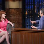 Molly Ringwald Instagram – Tonight on Seth Myers! Photo: Lloyd Bishop