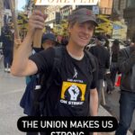 Molly Ringwald Instagram – We want to go back to work and are willing to talk. #sagstrike #unionstrong