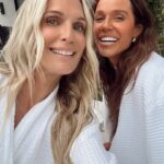 Molly Sims Instagram - The last 24 hours in a nutshell ❤️✨💄 • dinner with @glossyco 💋 @kvillatorowarman @sheena @shaunneff • shooting something new and exciting for @ysebeauty with my bestie @marykitchen 🤫 (also… everyone needs a Trevor, IYKYK) • Celebrating my girl Darcy (love you boo ❤️ @darcycobb ) • Our episode airing with @drthaisaliabadi and @haneyofficial on the breast cancer risk calculator… one of my favorite and most important episodes of @lipstickontherim to date 🙏🏼 • Frankie and Scar asking me if they can have a sleepover… it worked 🤪 • Me… dead (someone get me a vacay)