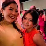 Momona Tamada Instagram - thank you @character.media for having me! 🧡🩷🩵 the unforgettable gala is always one to remember and i’m so lucky to have this community!! 👗 @samanthamcmillen_stylist @carolinaherrera 🎀 💄 @fa.rm.er @yukari.makeup