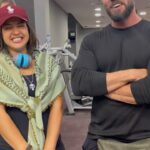 Mona Farouk Instagram - #مدرب_النجوم @monagaa82 thank you 😊🙏🏻 @ufcgymegypt #monaga#gym#الفورمه💪💪 #gymegypt #ياسر_جلال #ضل_راجل #رحيم #ظل_الرئيس #مني_فاروق #bro #الطموح_حلو