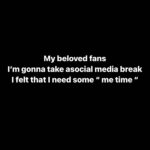 Mona Farouk Instagram – My beloved fans
I’m gonna take asocial media break 
I felt that I need some “ me time “