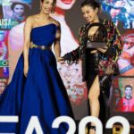 Monami Ghosh Instagram - She said : you are so pretty I replied: you are the inspiration. A real diva inside out @malaikaaroraofficial @globalfameawards2024 @amrita.rumi12 @internationalgloryawards2023