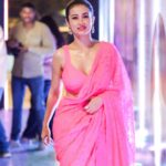 Monami Ghosh Instagram - Completing the pink gallery… Saree @monami_ghosh Mkup @monami_ghosh Hair @monami_ghosh Jewellery @monami_ghosh 🙈🙈🙈🙈🙈 Mumbai - मुंबई