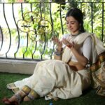 Monami Ghosh Instagram - Wardrobe by @monami_ghosh উথালি পাথালি মনে আলতা কোণে!