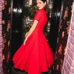 Monica Barbaro Instagram - Genuinely fun night with @dior friends. Wearing rouge for Rouge and of course I had to twirl. @diorbeauty #rougedior