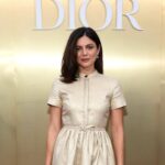 Monica Barbaro Instagram - The most elegant evening in a garden of all places (my favorite!). Thank you @diorbeauty @brooklynbotanic and Jean Michel Othoniel for the gorgeous setting. Also @rachelbrosnahan and @karleefomo for making me feel at home away from home and of course @bridgetbragerhair and @samanthalmua for the glam.