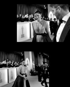 Monica Barbaro Instagram - what a night thank you @eliesaabworld for lending me your stunning gown - and for lending to me last year when everyone else went, “Monica who??” and thanks to @theacademy and @topgunmovie for the good seats :)