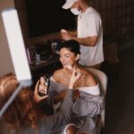 Monica Barbaro Instagram - an epic team of talented unicorns made me up for the Oscars @jeanannwilliams @kateydenno @eddie_cook @nailsbyzola photos by @emiliomadrid