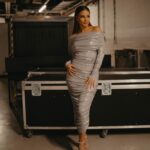 Monika Bagárová Instagram - Last night DARA 2 🎤 Pic by Lovely @katarinaslesar styling @lukasmachacek dress @martina_pipkova_loudova @lussimakeupartist @so_dominy_high 🤍