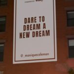 Monique Coleman Instagram - ✨ Dare to Dream A New Dream ✨ I’m thrilled to announce my recent collaboration with @wally • who’s mission is to to radiate positivity worldwide by projecting uplifting and inspirational quotes onto walls in diverse locations around the globe. I chose this quote because my life has been anything but linear! And although I believe we should “follow our dreams” I also think it’s important to recognize that we can grow and evolve. I hope that people who see this quote are inspired to be bold, take risks, and realize you’re never too old to DREAM again! #GoodVibesMovement #Wally