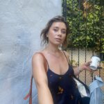 Monique Coleman Instagram - What a gift when @olesyarulin escapes her family life in the forest to spend 48 hrs in LA supporting our friends, doing hot yoga, and introducing me to beautiful earth and people friendly brands like @iliabeauty 🩵💫 Also, you know when people say “I’d give you the shirt off my back?!”Well, some people really do that….with @silklaundry dresses 😍 #lastslide #chosenfamily