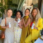 Monique Coleman Instagram - “We make each other strong” 😆😉 It was pure JOY celebrating my love @vanessahudgens and the launch of @caliwater newest flavor pineapple (which is DELICIOUS btw 🤤) with my soul sister @olesyarulin 💛 It’s beautiful to see how far we’ve all come 💛 Congrats V!!! Always proud 🫶🏾
