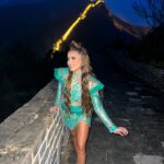 Morgan Simianer Instagram - Great Wall, Great People, Great Day! 💜 #rebelinbeijing