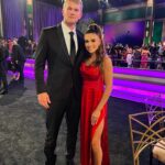 Morgan Simianer Instagram - Surprised we didn’t win an Emmy for best picture 😉 What an incredible opportunity and experience to present at the 2022 Emmys!
