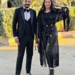 Mounia Lamkimel Instagram - Partners 🖤✔️ @naamanadil @rachid.asry @mostapha_smihri Tenue :l’adorable @zor.creations Maquillage et coiffure : le talentueux @halim_barakat_official #couple #couples #couplelove #black #blacklove #husbandandwife #ihavethebesthusband #mounialamkimel #mounia_lamkimel #adilnaaman #adil_naaman #machy #machymachy #newbalance #newlook #actor #actress #actresses