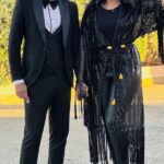 Mounia Lamkimel Instagram - Partners 🖤✔️ @naamanadil Dream team: Tenue @zor.creations Maquillage et coiffure @halim_barakat_official #mounialamkimel #mounia_lamkimel #مونية_لمكيمل #adilnaaman #zorcreation #halimbarakat #black #blacklove #couple #couplelove #partner #partnerincrime #noir #walk