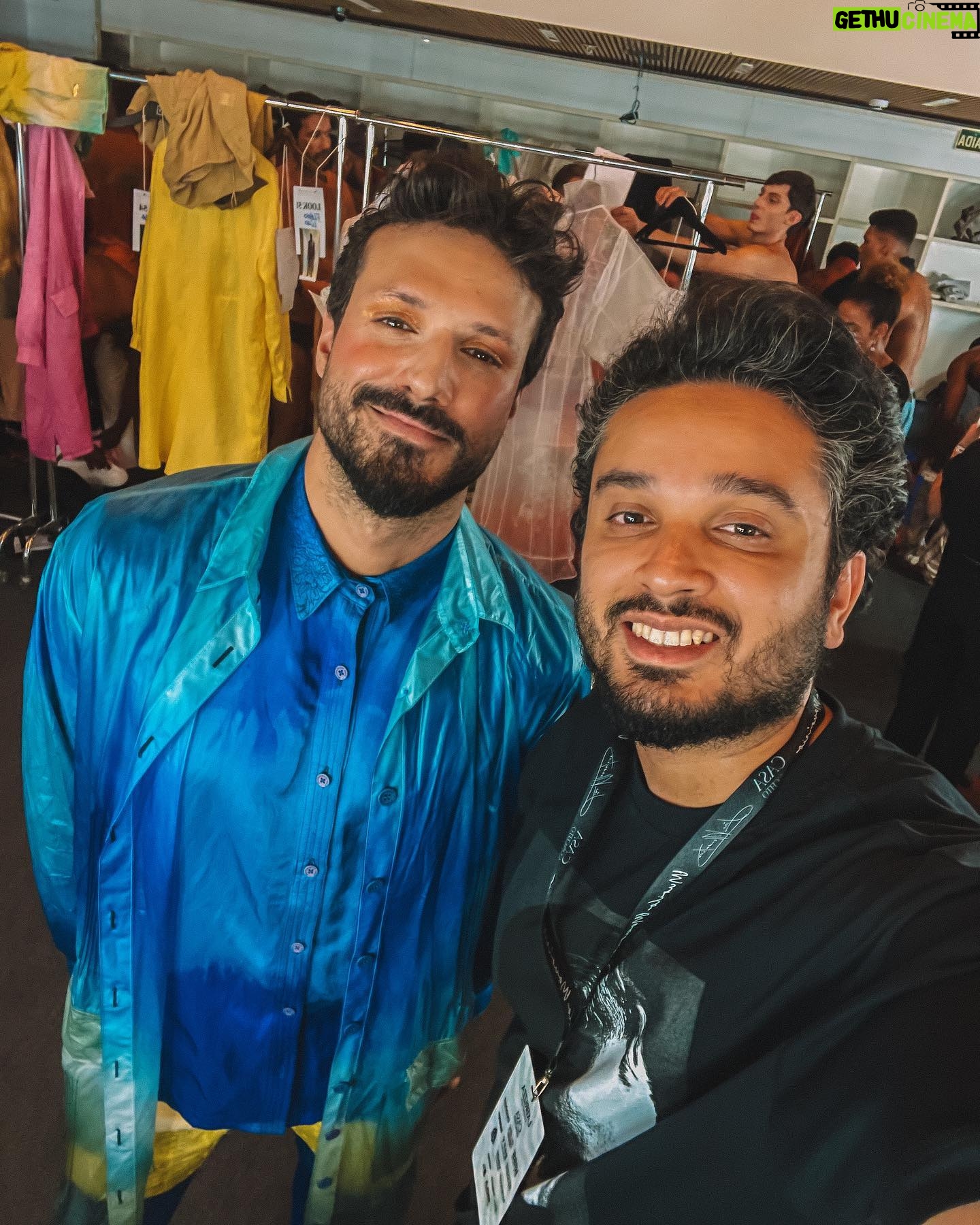 Murilo Cezar Instagram - Lino Villaventura | @spfw a experiência de desfilar no São Paulo fashion week é sempre única, ainda mais para o Lino, um artista de alma, que nessa edição celebra 45 anos da marca. parabéns @linovillaventura por toda trajetória e ser esse ser humano inspirador, parabéns também ao meu xará, que assinou toda beleza @murilomauricio e parabéns a toda competente equipe que fez esse show acontecer. #spfw #linovillaventura