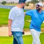 Mustafa Al abd ullaah Instagram - اول تجربة حقيقة الي مع أعز الاصدقاء في لعبة الغولف وكانت من اجمل الرياضات التي مارستها في حياتي @hamed.aljamal @aylaoasis