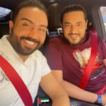 Mustafa Al abd ullaah Instagram - مع الغالي الاستاذ حامد الجمل تحضير فيديو كليب جديد في ابو ظبي @hamed.aljamal