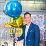 Myolie Wu Instagram – Happy birthday Mr Lee, may all your wishes come true pls 🙏🙏❤️✨🎂 @hakkaphil 
#oballoonhk