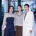 Myolie Wu Instagram – Some behind the scenes, Mr Brunello checking Mr Lee’s suit to perfection 😄, so happy to meet many friends and fans too! ❤️🇮🇹 @brunellocucinelli @brunellocucinelli_brand 
#brunellocucinelli
#milanfashionweek2024