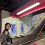 Myolie Wu Instagram – When you see yourself in MTR station 😛💚 @lifenutrition 
#lifenutrition 
#樂怡善NMN
#世衞註冊NMN
#煥齡時光肌