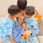 Myolie Wu Instagram - Happy Mother’s Day to me 😁❤️😘🧒🏻🧒🏻🧒🏻 @hakkaphil #brendanyiktinglee #ryanyiklamlee #liamyikwanglee