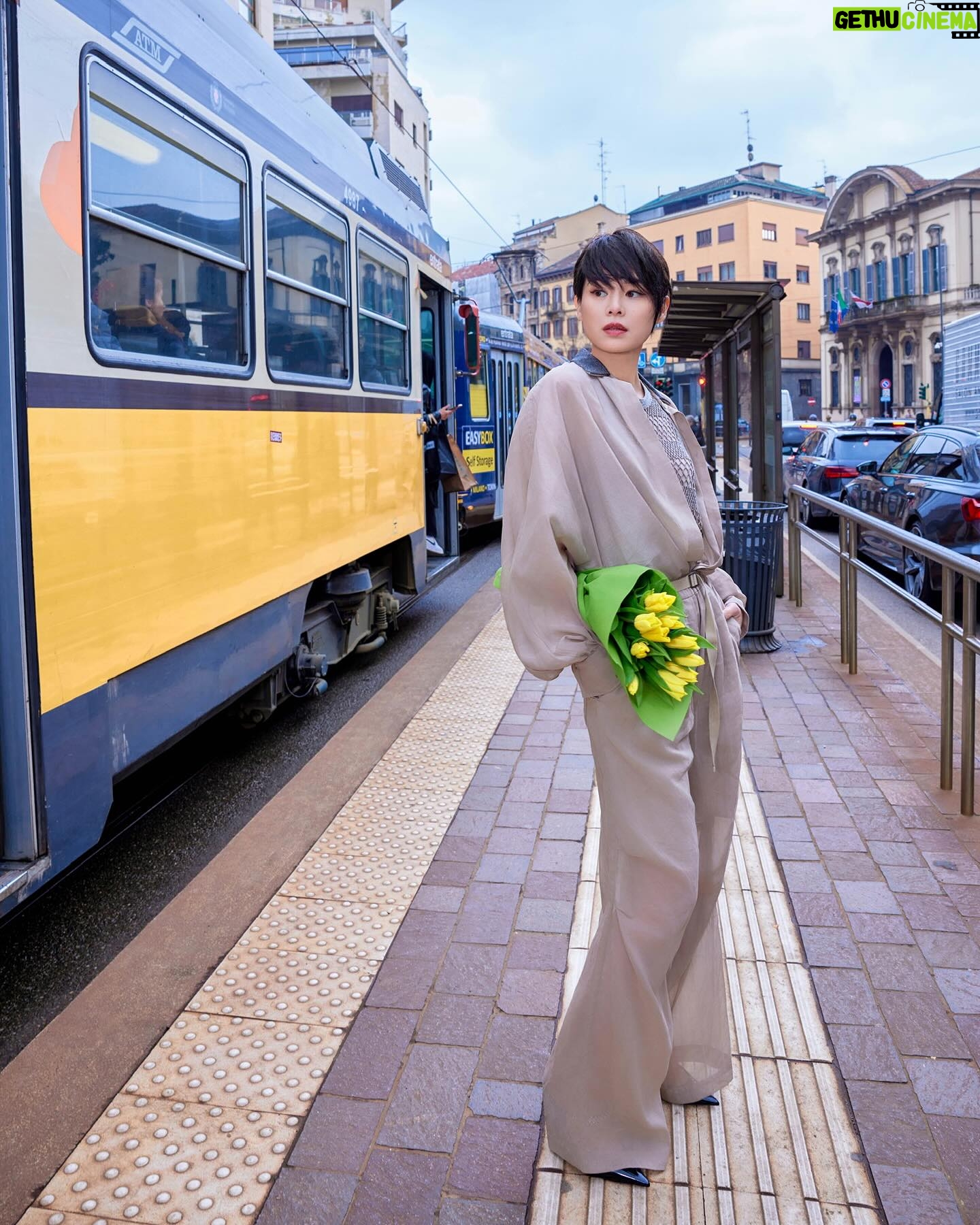 Myolie Wu Instagram - Magazine shoot in Milano 📸 🇮🇹 #LEON