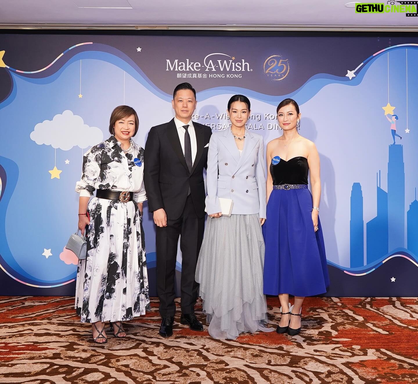 Myolie Wu Instagram - Thank you @makeawishhk for inviting us to their 25th Anniversary Gala Dinner💫 I was really touched to witness how wishes created hopes and changed the lives of children with critical illnesses and especially their families. Among all the heartwarming moments, Ryan’s wish was truly awe-inspiring. Despite battling two types of cancer, he still yearned for exploring the world using his own feet. With the support of Make-A-Wish Hong Kong, his wish of owning a road bike came true🚲 His heartfelt desire to use this bike to raise funds for other Wish Children and fulfill more beautiful Wishes impressed me a lot too. ❤️ Let’s spread more love together and make our world a even better place💖 @hakkaphil @colleenmcyu Learn more about Make-A-Wish Hong Kong here: https://makeawish.org.hk/ #HopeBeginsWithYou #25YearsOfWishes #makeawishhk