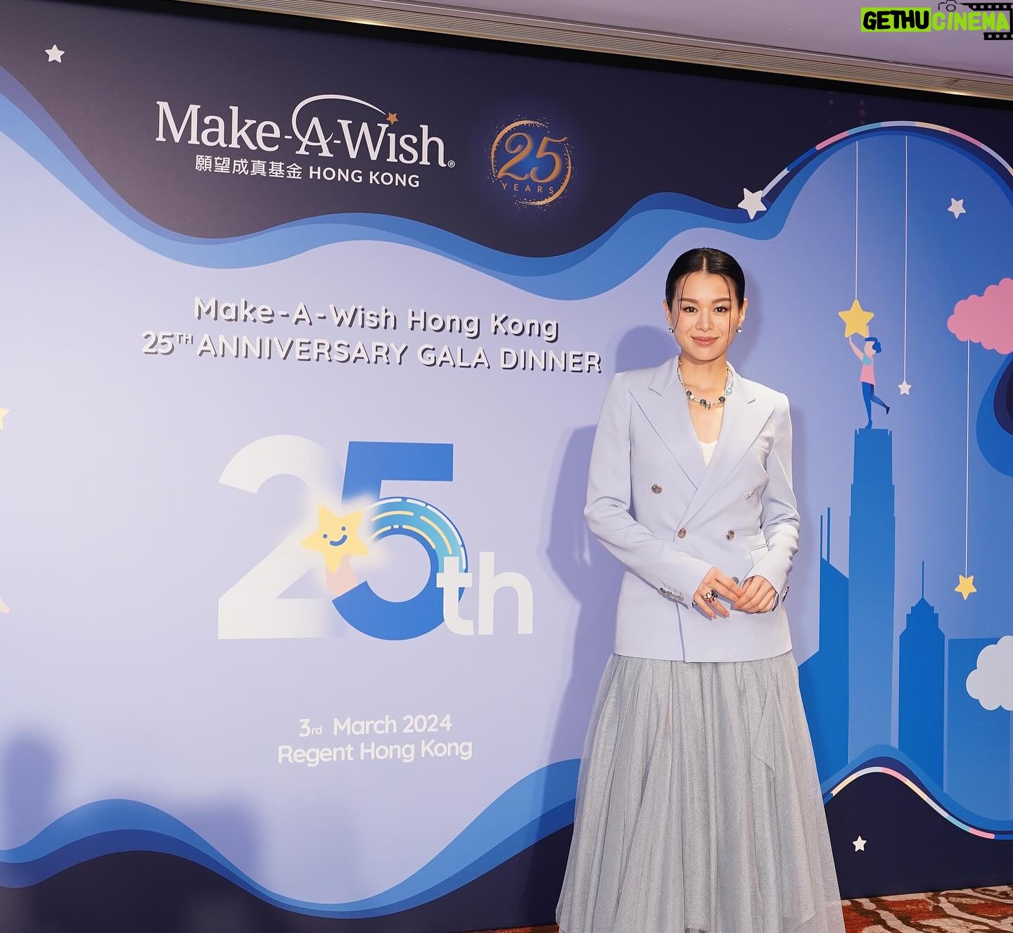 Myolie Wu Instagram - Thank you @makeawishhk for inviting us to their 25th Anniversary Gala Dinner💫 I was really touched to witness how wishes created hopes and changed the lives of children with critical illnesses and especially their families. Among all the heartwarming moments, Ryan’s wish was truly awe-inspiring. Despite battling two types of cancer, he still yearned for exploring the world using his own feet. With the support of Make-A-Wish Hong Kong, his wish of owning a road bike came true🚲 His heartfelt desire to use this bike to raise funds for other Wish Children and fulfill more beautiful Wishes impressed me a lot too. ❤️ Let’s spread more love together and make our world a even better place💖 @hakkaphil @colleenmcyu Learn more about Make-A-Wish Hong Kong here: https://makeawish.org.hk/ #HopeBeginsWithYou #25YearsOfWishes #makeawishhk