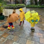 Myolie Wu Instagram - 下雨天也可以玩得很開心🥰❤️🌧️ @hakkaphil #rainyday #brendanyiktinglee #ryanyiklamlee #liamyikwanglee