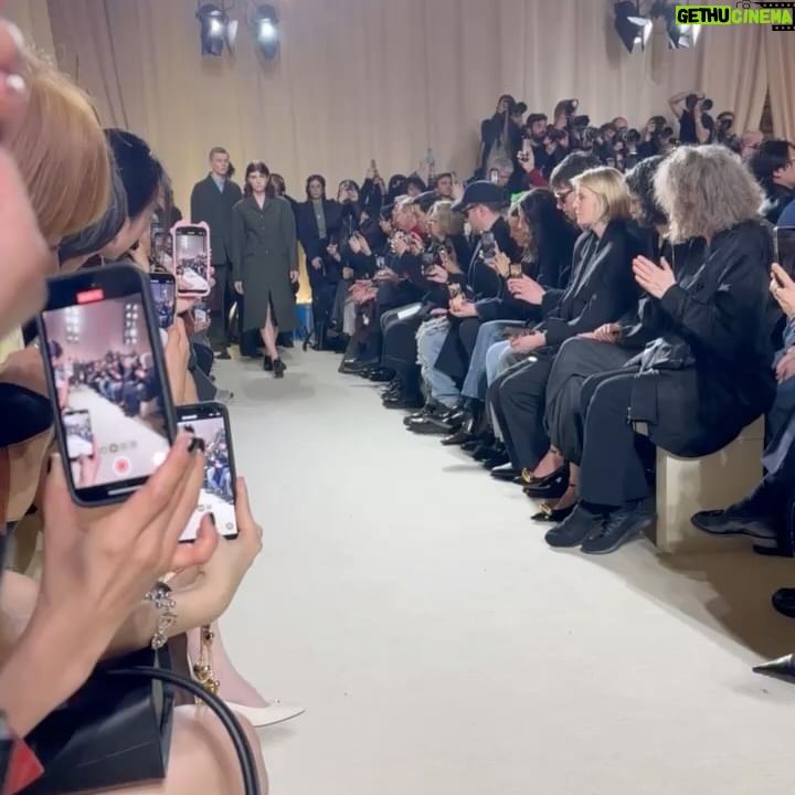 Myolie Wu Instagram - The show made us felt like we were in Switzerland, so dreamy and wild, loved the ding dong bells on the outfits ❤️🛎️ @bally @simonebellotti #bally