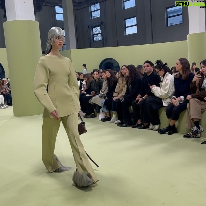 Myolie Wu Instagram - Such an elegant and sophisticated show 💚 @jilsander #jilsander #milanfashionweek2024