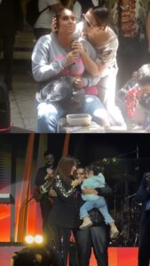 Myriam Hernández Instagram - Una historia del 2018 que volvemos a repetir sorpresivamente este 2024 🥹 Reencuentros hermosos que me entregó Osorno junto a mi querida Yasna 🥹🩷 #invencibleworldtour #herida 📹 @fernando.fotografias