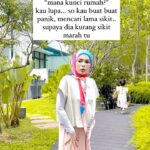 Nad Zainal Instagram - Lakonan kena mantap… kena tambah muka risau amat sangat.. walhal kau ingat .. kunci tu elok je atas meja makan tadi… 🤣 tudung @nadikesumabynadzainal design yang tengah pakai tu ada SALE NOW RM 49 sahaja‼️