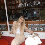 Nadine Leopold Instagram - My birthstone is a coffee bean 😋 Newsstand Pop Up by @jimmychoo 🗞️☕️