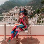 Nafessa Williams Instagram - Pucci me in Italy baby 💅🏾 Hair, makeup and styling by me. I had a vision baby! And these shoes are easily a pair of my favorites 🥰 📸 @pieraplusdavid_photographers