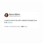 Nafessa Williams Instagram – My latest practice is stillness. A challenging one for me but I’m practicing 🧘🏾♀️🙏🏾💫
