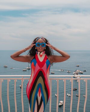 Nafessa Williams Instagram - Pucci me in Italy baby 💅🏾

Hair, makeup and styling by me. I had a vision baby! 
And these shoes are easily a pair of my favorites 🥰

📸 @pieraplusdavid_photographers