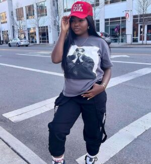 Nafessa Williams Instagram - I love seeing yall wearing @y__fear. Thank yall so much 🫶🏾😍

Your Fears And Egos Aren’t REAL! #yfear #luxurystreetwear #streetwear #fashion #explore #foryou