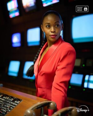 Nafessa Williams Instagram - Watch out Rutshire, your #Rivals first look has landed 👠

Based on the bestselling novel series from Dame Jilly Cooper, starring Alex Hassell, Aidan Turner, Nafessa Williams, Katherine Parkinson, Bella Maclean and David Tennant #Rivals will be landing on Disney  in 2024.