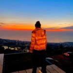 Nahed El Sebai Instagram - Sunset therapy 🌊🌅 when the sky was on fire