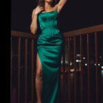 Nahed El Sebai Instagram - From the world premiere of our movie 19B, I really enjoyed working in this movie with ahmed abdallah @ahmada2 . We finally managed to work together. Thanks to all my colleagues who came and loved the movie, thanks for your sweet words about me and the movie. I am very grateful❤️ 💚💚💚 Stylist: @styledbyaseifelnasr Dress: @liastubllaofficial makeup: @miriamyoussrymakeup @makeupbyyaramaziad Hair: @nagla_mn2000 @alsagheersalons Jewlery: @glamour.jewellery Clutch: @okhtein Sandals: @charleskeithofficial 📸: @sohailsasuki1 @redpepper.films @ahmed_emad_phy