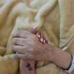 Nahed El Sebai Instagram - Am with u. it’s ok i know that it’s going to be ok for u…beautiful things are waiting for u in haven farid and papi. It was the last time we held each other’s hand. together every thing was beautiful and possible i miss this feeling of tranquility, peace and calmness just in ur arms where i feel safe and surrender @nahedfareedshawky miss u mami 💔💔