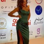 Nahed El Sebai Instagram - From the world premiere of our movie 19B, I really enjoyed working in this movie with ahmed abdallah @ahmada2 . We finally managed to work together. Thanks to all my colleagues who came and loved the movie, thanks for your sweet words about me and the movie. I am very grateful❤️ 💚💚💚 Stylist: @styledbyaseifelnasr Dress: @liastubllaofficial makeup: @miriamyoussrymakeup @makeupbyyaramaziad Hair: @nagla_mn2000 @alsagheersalons Jewlery: @glamour.jewellery Clutch: @okhtein Sandals: @charleskeithofficial 📸: @sohailsasuki1 @redpepper.films @elshai.eg