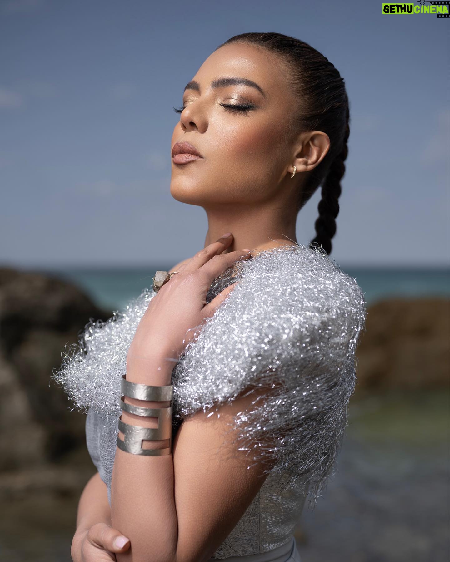 Nahed El Sebai Instagram - Peace of mind 🤍🤍 Special thanks to everyone best team to work with 🙏🏼❤️😍 Photograper @sylvesterrahmeh Stylist @georgeschamoun.stylist wearing @gemymaalouf Jewelries @rapture.me Hair @michelnader2 makeup @facesbyandrea Management @sizazayed