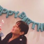Nanao Instagram - 誕生日、撮影を終えて帰ったら母と祖母が部屋をデコレーションして、ケーキを作って待っててくれました🎂 いつもありがとう。らぶ🙏💖