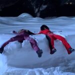 Nanao Instagram - 不二子と三和の雪遊びメイキング❄️ #七人の秘書themovie